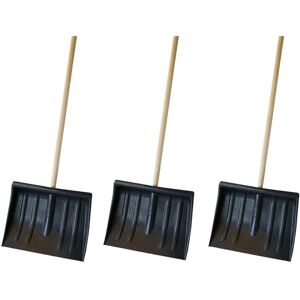 Caprican 3x Shovel 1.2m Snow Pusher Scooper Garden Car Spade Winter Metal 120cm Caprican 3x Shovel 1.2m Snow Pusher Scooper Garden Car Spade Winter Metal 120cm
