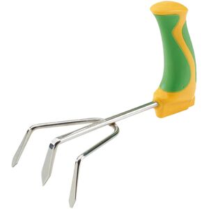 Loops Ergonomically Handled Garden Cultivator - Reduces Wrist Stress - Gardening Aid Loops Ergonomically Handled Garden Cultivator - Reduces Wrist Stress - Gardening Aid