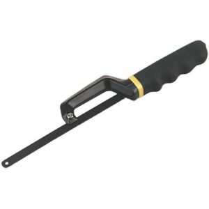 Loops Mini Hacksaw with Bi-Metal Blade - Comfort Foam Dipped Handle - Lightweight Saw Loops Mini Hacksaw with Bi-Metal Blade - Comfort Foam Dipped Handle - Lightweight Saw