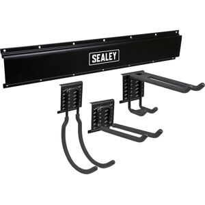 Loops Multipurpose Wall Mounted Storage Hook Kit - Garage Ladder Garden Tools Bracket Loops Multipurpose Wall Mounted Storage Hook Kit - Garage Ladder Garden Tools Bracket