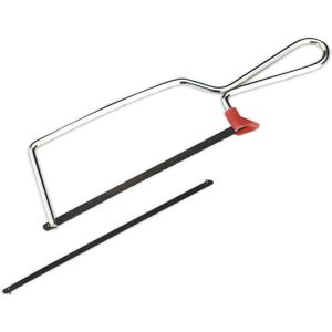 Loops 150mm Junior Hacksaw with Spare Blade - Steel Frame & Finger Guard - 6" Mini Saw Loops 150mm Junior Hacksaw with Spare Blade - Steel Frame & Finger Guard - 6" Mini Saw