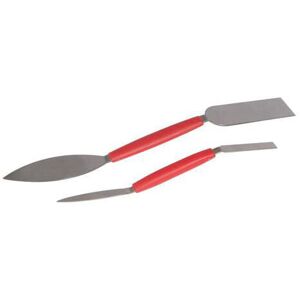 Loops 2 Piece Plasterers Leaf & Square Tools Set For PlasteringFilling & Touching In Loops 2 Piece Plasterers Leaf & Square Tools Set For PlasteringFilling & Touching In