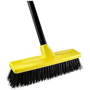 TreeLen Yard Brush Heavy Duty Outdoor Concrete Broom Telescopic Long Handle with Stiff B TreeLen Yard Brush Heavy Duty Outdoor Concrete Broom Telescopic Long Handle with Stiff B
