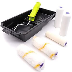 COTTAM Mini Paint Roller And Tray Set Mini Small 4 Inch Roller Sleeves For P COTTAM Mini Paint Roller And Tray Set Mini Small 4 Inch Roller Sleeves For P