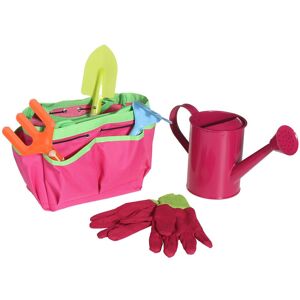 GreenZech (Red) 6Pcs Kids Gardening Tools Children Shovel Spade Fork Set Tote Bag Garden Y GreenZech (Red) 6Pcs Kids Gardening Tools Children Shovel Spade Fork Set Tote Bag Garden Y