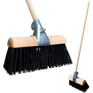 TDBS THE DUSTPAN AND BRUSH STORE 13'' Saddle Outdoor Broom Head Handle PVC Yard Heavy Duty Sweeping TDBS THE DUSTPAN AND BRUSH STORE 13'' Saddle Outdoor Broom Head Handle PVC Yard Heavy Duty Sweeping
