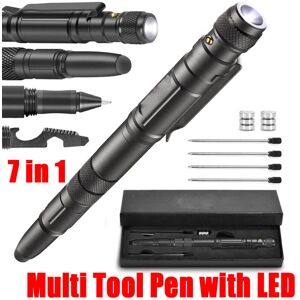 bedee 7 in 1 Tactical Pen Emergency Self Defense Pen LED Tool Survival Kit bedee 7 in 1 Tactical Pen Emergency Self Defense Pen LED Tool Survival Kit