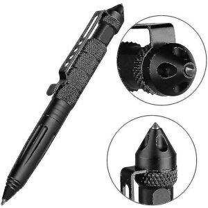 Unbranded Military Tactical Pen with Emergency Glass Breaker - Aluminum Alloy Multipurpose Unbranded Military Tactical Pen with Emergency Glass Breaker - Aluminum Alloy Multipurpose