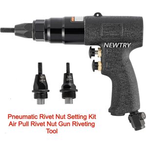RigWig Pneumatic Rivet Nut Gun Tool, 1/4, 5/16 inch (M6 M8) Heavy Duty Adjustabl RigWig Pneumatic Rivet Nut Gun Tool, 1/4, 5/16 inch (M6 M8) Heavy Duty Adjustabl