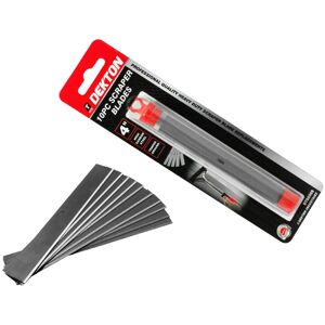 DEKTON 4'' 10 PIECE SCRAPER BLADE, DT85969 DEKTON 4'' 10 PIECE SCRAPER BLADE, DT85969