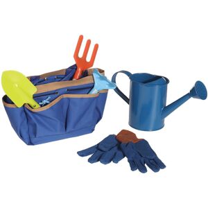 GreenZech (Blue) 6Pcs Kids Gardening Tools Children Shovel Spade Fork Set Tote Bag Garden GreenZech (Blue) 6Pcs Kids Gardening Tools Children Shovel Spade Fork Set Tote Bag Garden