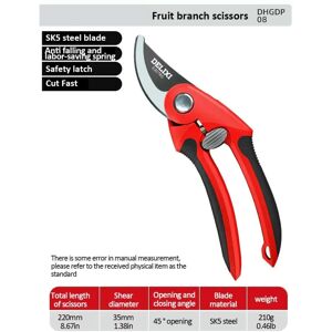 nobrand (DHGDP08) DELIXI ELECTRIC Pruning Shears Gardening Scissors Special Scissors for nobrand (DHGDP08) DELIXI ELECTRIC Pruning Shears Gardening Scissors Special Scissors for