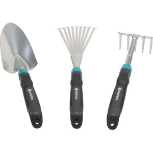 Gardena Comfort Small Tool Set - Ideal Set for Garden Keeping with flower rake, hand rak Gardena Comfort Small Tool Set - Ideal Set for Garden Keeping with flower rake, hand rak