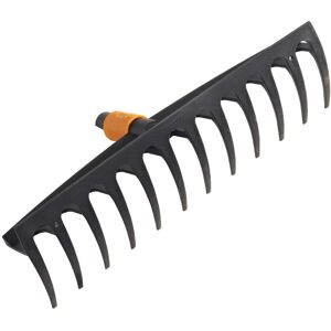 Fiskars Rake with 12 Prongs, Tool Head, Width: 41 cm, Glass Fibre Reinforced Plastic Pro Fiskars Rake with 12 Prongs, Tool Head, Width: 41 cm, Glass Fibre Reinforced Plastic Pro
