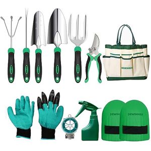 DEWINNER Garden Tool Set, Hand Tool Gift Kit, Outdoor Gardening transplanting for Gardene DEWINNER Garden Tool Set, Hand Tool Gift Kit, Outdoor Gardening transplanting for Gardene