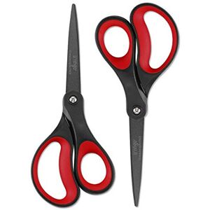 LIVINGO 2 Pack 8" Titanium Non-Stick Scissors, Professional Stainless Steel Comf LIVINGO 2 Pack 8" Titanium Non-Stick Scissors, Professional Stainless Steel Comf