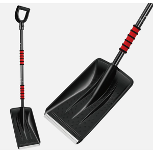 The Dustpan & Brush Store Snow Shovel Heavy Duty Metal Head Handle Collapsible Snow Car Travel The Dustpan & Brush Store Snow Shovel Heavy Duty Metal Head Handle Collapsible Snow Car Travel