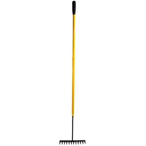 JCB JCBGR01 12 Teeth Garden Rake, 150cm x 30cm Head, Tubular Steel JCB JCBGR01 12 Teeth Garden Rake, 150cm x 30cm Head, Tubular Steel