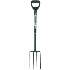 Rutland Products Digging Fork Carbon Steel, Plastic Shaft with YD Handle - Durable, Bend-Resistan Rutland Products Digging Fork Carbon Steel, Plastic Shaft with YD Handle - Durable, Bend-Resistan