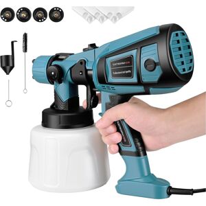 Unbranded Paint Sprayer, 800W HVLP Paint Spray Gun, 1400ml Electric Paint Spray Gun with 4 Unbranded Paint Sprayer, 800W HVLP Paint Spray Gun, 1400ml Electric Paint Spray Gun with 4