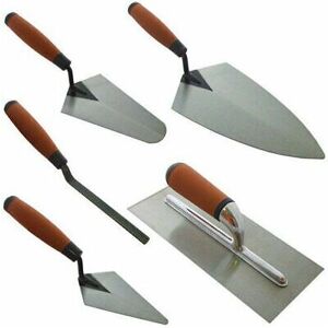Marksman 5PC TROWEL SET SOFT GRIP TRADESMAN BRICK PLASTERING BUILDER POINTING 60083 Marksman 5PC TROWEL SET SOFT GRIP TRADESMAN BRICK PLASTERING BUILDER POINTING 60083