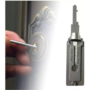Unbranded Door Key Decoder 2 In 1 Stainless Steel Handheld Decoder Key Pick Up Hook Tool Unbranded Door Key Decoder 2 In 1 Stainless Steel Handheld Decoder Key Pick Up Hook Tool