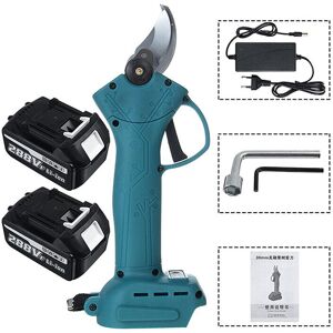 GreenZech (with 2 Batteries) 21V Cordless Electric Pruning Shears Secateurs Branch Cutter GreenZech (with 2 Batteries) 21V Cordless Electric Pruning Shears Secateurs Branch Cutter