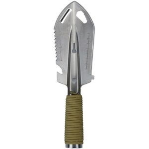 GreenZech (Silver) 7-in-1 Tactical Shovel EDC Multifunction Survival Spade Peeler Saw Bott GreenZech (Silver) 7-in-1 Tactical Shovel EDC Multifunction Survival Spade Peeler Saw Bott
