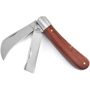 Unbranded (Double head)Garden Grafting knife Stainless Steel wood Handle Pruning Knife Gr Unbranded (Double head)Garden Grafting knife Stainless Steel wood Handle Pruning Knife Gr