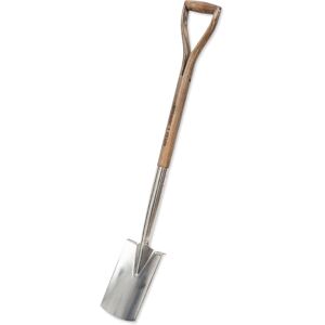 Spear & Jackson Traditional Stainless Steel Border Spade with 712mm Wooden Handl Spear & Jackson Traditional Stainless Steel Border Spade with 712mm Wooden Handl