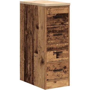 vidaXL Garage Storage Cabinet - Solid Wood Brown vidaXL Garage Storage Cabinet - Solid Wood Brown