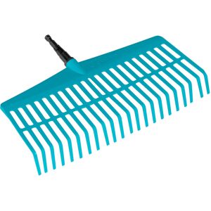 Gardena combisystem Lawn Rake: Convenient tined rake for cleaning up dead leaves Gardena combisystem Lawn Rake: Convenient tined rake for cleaning up dead leaves