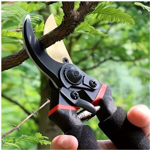 Unbranded (Heavy Duty Pruner) Premium Titanium Bypass Pruning Shears - Ultra-Sharp, Heavy- Unbranded (Heavy Duty Pruner) Premium Titanium Bypass Pruning Shears - Ultra-Sharp, Heavy-