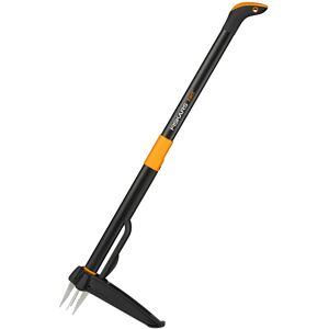 Fiskars Xact Weed Puller, Length: 1 m, Stainless Steel Handle/Plastic Handle, Bl Fiskars Xact Weed Puller, Length: 1 m, Stainless Steel Handle/Plastic Handle, Bl