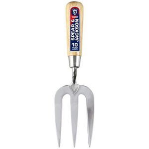 Spear & Jackson 3060WF Neverbend Stainless Weed Fork, Blue, 26 x 7.5 x 5 cm Spear & Jackson 3060WF Neverbend Stainless Weed Fork, Blue, 26 x 7.5 x 5 cm