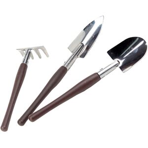 Unbranded Mini Garden Tool Set - 3 Piece Hand Trowel, Rake, Cultivator with Non-Slip Plast Unbranded Mini Garden Tool Set - 3 Piece Hand Trowel, Rake, Cultivator with Non-Slip Plast