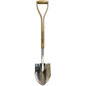 Spear & Jackson 4650PS Traditional Stainless Planting Spade, Brown Spear & Jackson 4650PS Traditional Stainless Planting Spade, Brown