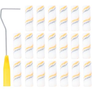 Happyyami 1 Set 21pcs Paint Roller Small Roller Brush Mini Happyyami 1 Set 21pcs Paint Roller Small Roller Brush Mini