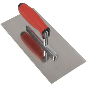 Sealey T7800 Stainless Steel Plastering Trowel with Rubber Handle 270mm Sealey T7800 Stainless Steel Plastering Trowel with Rubber Handle 270mm