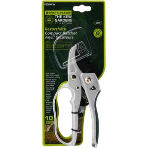 Spear & Jackson 6258KEW Kew Gardens Collection Compact Ratchet Anvil Secateurs, Spear & Jackson 6258KEW Kew Gardens Collection Compact Ratchet Anvil Secateurs,