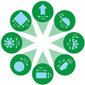 HOZELOCK - Sprinkler Rotating 79 m² : Small-area Base-mounted Spray Sprinkler (ø HOZELOCK - Sprinkler Rotating 79 m² : Small-area Base-mounted Spray Sprinkler (ø