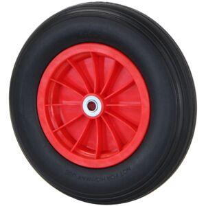Oypla 14" 3.50-8 Plastic Rim Wheelbarrow Replacement Puncture Proof PU Tyre Whee Oypla 14" 3.50-8 Plastic Rim Wheelbarrow Replacement Puncture Proof PU Tyre Whee