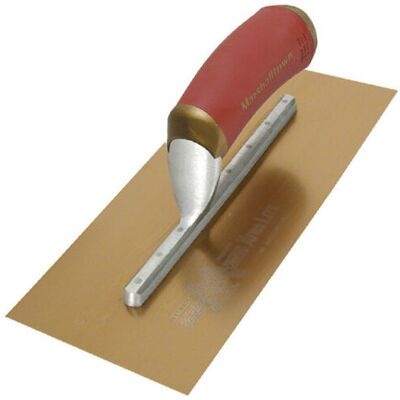 Marshalltown M4681DFDL Duraflex Gold Stainless Steel Durasoft Handle - Trowel Marshalltown M4681DFDL Duraflex Gold Stainless Steel Durasoft Handle - Trowel