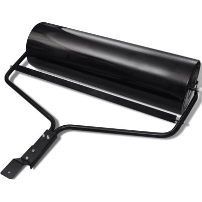 vidaXL Garden Lawn Grass Roller 68L Black Outdoor Gardening Tool Grass Aerator vidaXL Garden Lawn Grass Roller 68L Black Outdoor Gardening Tool Grass Aerator