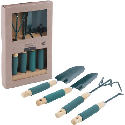 URBN Living Garden Tool Set Wood Metal Hand Trowel Cultivator Digging Spade Weed URBN Living Garden Tool Set Wood Metal Hand Trowel Cultivator Digging Spade Weed