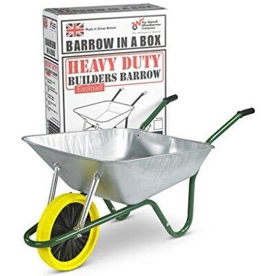 The Walsall Wheelbarrow Company Walsall Wheelbarrows 85 Ltr Galvanized Wheelbarrow in a Box - Puncture Proof Whe The Walsall Wheelbarrow Company Walsall Wheelbarrows 85 Ltr Galvanized Wheelbarrow in a Box - Puncture Proof Whe