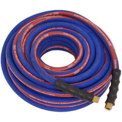 Sealey AH20R/38 Air Hose - 20m, Ø10mm, Heavy-duty Sealey AH20R/38 Air Hose - 20m, Ø10mm, Heavy-duty