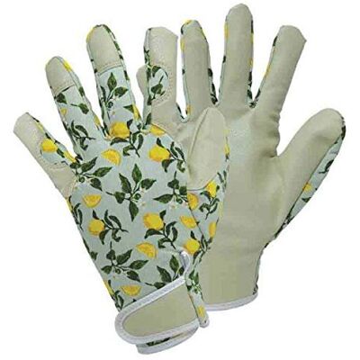 Smart Garden Sicilian Lemon Gardening Gloves Medium Size 8 For Pruning, Planting And Weeding Smart Garden Sicilian Lemon Gardening Gloves Medium Size 8 For Pruning, Planting And Weeding