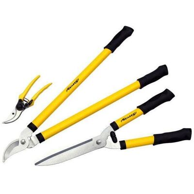 Neilsen 3pc Bypass Tree Lopper 520mm Shears 8" Secateur Hedge Garden Pruning Set CT5295 Neilsen 3pc Bypass Tree Lopper 520mm Shears 8" Secateur Hedge Garden Pruning Set CT5295