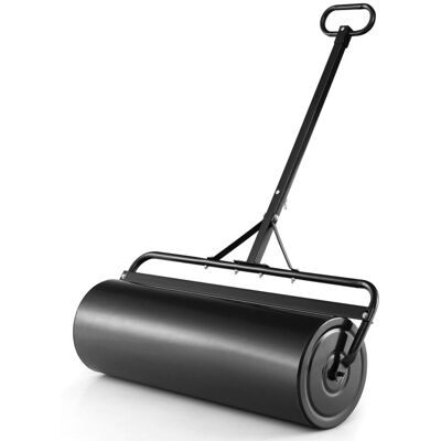 Costway Metal Garden Lawn Roller 63L Water Sand Filled Grass Roller Tow Behind Costway Metal Garden Lawn Roller 63L Water Sand Filled Grass Roller Tow Behind